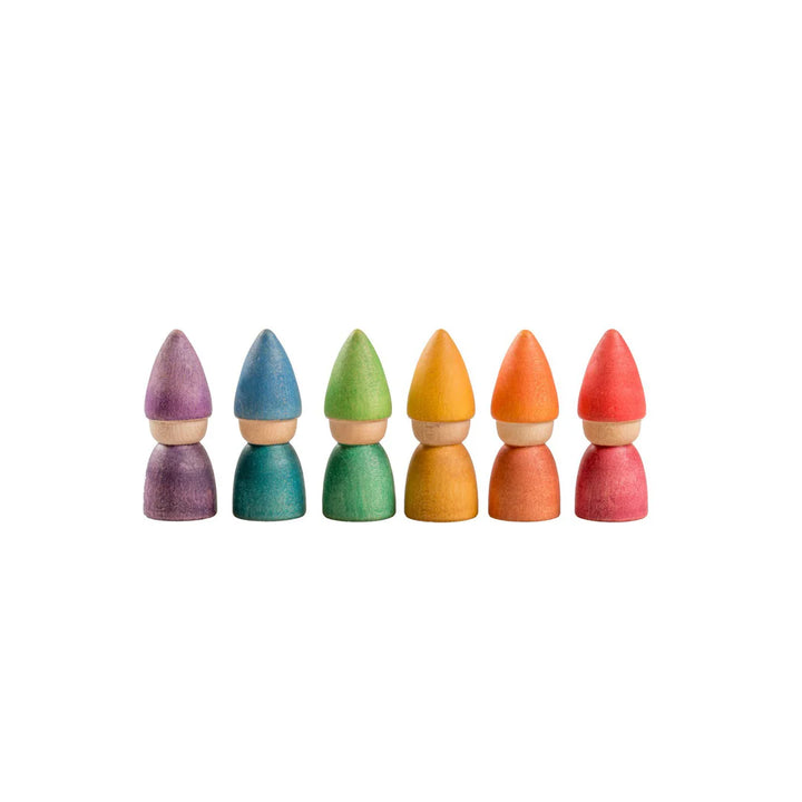Wooden Rainbow Tomtens